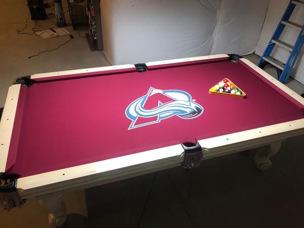 Colorado Avalanche Pool table movers Denver and more